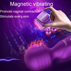 12 Speed Powerful Magic AV Wand Sex Massager Heating Rotate Vibrator G Spot Clitoris Stimulator for Women