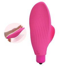 Finger Sleeve Vibrators 10 Function Clit Stimulator Shell Shape Sex Toys for Woman Clitoris Stimulator Vagina Massage Finger Cap