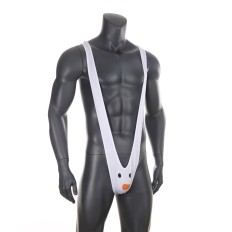 Men's Sexy Bodysuit Christmas Cosplay V-shaped G-string Mankini Fetish