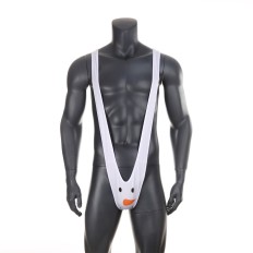 Men's Sexy Bodysuit Christmas Cosplay V-shaped G-string Mankini Fetish