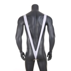 Men's Sexy Bodysuit Christmas Cosplay V-shaped G-string Mankini Fetish