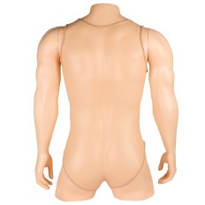 Sexy Men Erotic Sheer Bodysuit ultra-thin Transparent sissy Body Stock