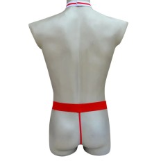 Thong Waiter Mankini Sexy Costume Lingerie Briefs Underwear Men Bodysuit Corset Man Exotic Lingerie