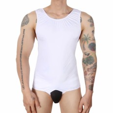 Men's Crotchless Bodysuit Open Butt Underwear Sexy Hollow Out Exotic Lingerie Backless Jumpsuit Fetish Costumes Underpants