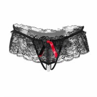 Women's Sexy Thong Lace Panties Underwear One-Size Sexy Lingerie 3 Pcs