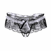 Women's Sexy Thong Lace Panties Underwear One-Size Sexy Lingerie 3 Pcs