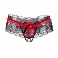 Women's Sexy Thong Lace Panties Underwear One-Size Sexy Lingerie 3 Pcs