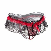 Women's Sexy Thong Lace Panties Underwear One-Size Sexy Lingerie 3 Pcs