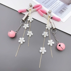 Flower Nipple Clamp Sex Toys Bell Female Bed Toys Love Props Nipple Binding Binding