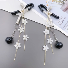 Flower Nipple Clamp Sex Toys Bell Female Bed Toys Love Props Nipple Binding Binding