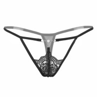 Womens Hollow Out Thong Panties Pack of 3pcs Stretchy Lingerie G-String Underwear