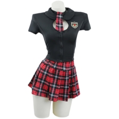 Jk Uniform Seductive Skirt Set Hot Sexy Lingerie Passionate Student Mature Charm Elegant Gentle Sailor Hollow Outfit