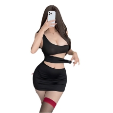 AV Actress Nightclub Uniform Erotic Secretary Cosplay Costumes Sexy Hip Wrap Skirt Temptation Anime Office Flirt Lingerie