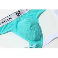 Mesh Men Sexy Underwear Thong Jockstrap Sissy Panties Penis Pouch T-Back Lingerie Hombre Elastic Underpants