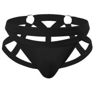 Men's Sexy G String Thongs Erotic Bondage Jockstrap Underwear Bulge Pouch Strap Lingerie Hollow Out O Ring Underpants Hombre